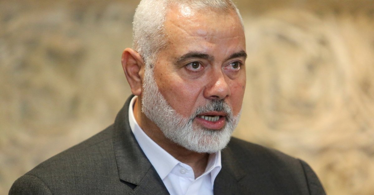 The leader of Hamas arrived in Egypt to negotiate on the Gaza Strip