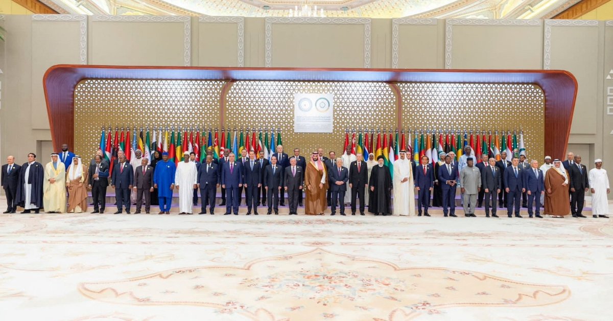 Middle East leaders meeting in Riyadh condemn Israel over Gaza