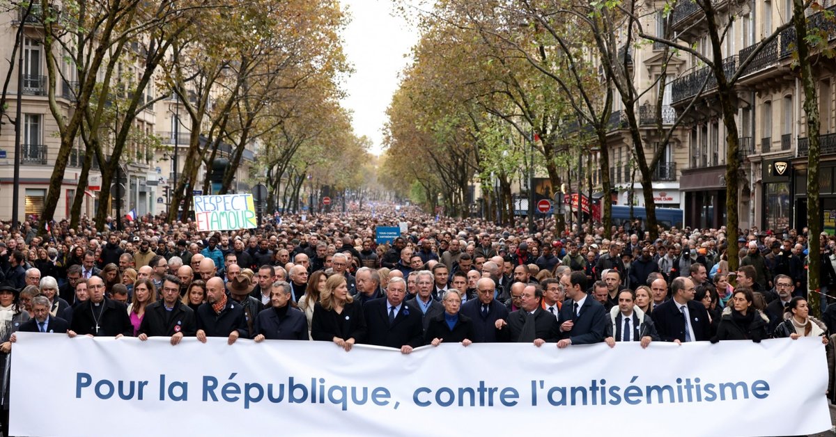 Rising Tide of Antisemitism in France: More Than 1,500 Incidents Recorded Since October 7