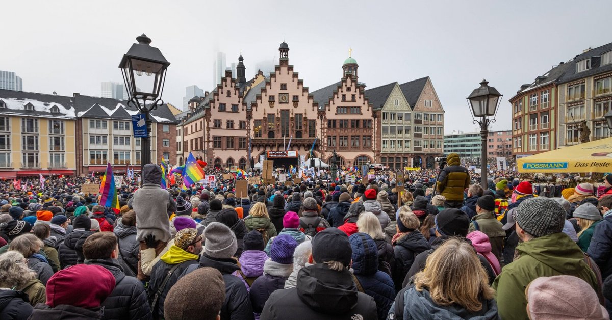 In Germany, greater than 100 thousand  individuals took half in protests towards the far-right AfD