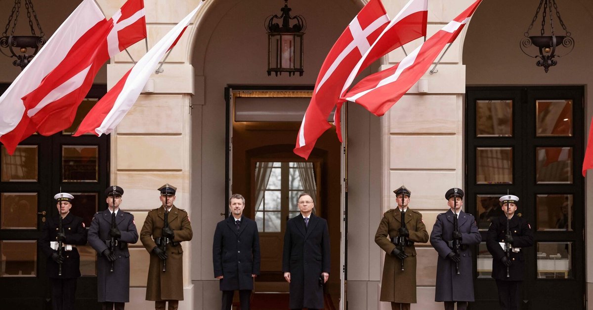 Danish monarch Frederik X is visiting Poland on his first royal go to