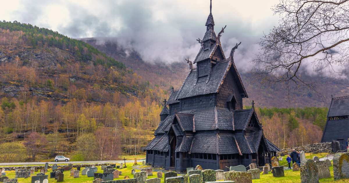 Norges vikingarv inkluderer imponerende trekirker