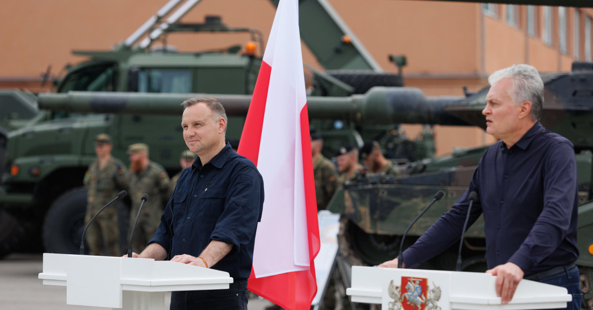 G. Nausėda: Polska proponuje Litwie zacieśnienie współpracy wojskowej