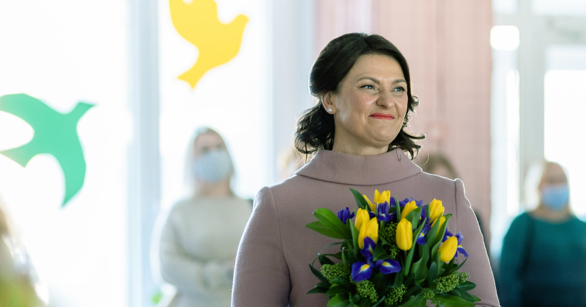 D.Nausėdienė omówiła pomoc dla ukraińskich uchodźców wojennych z żoną Prezydenta RP