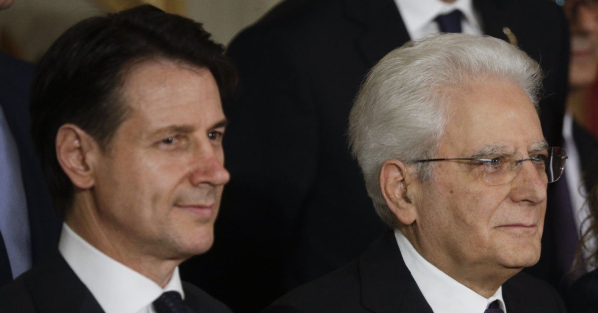 Giuseppe Conte presta giuramento come capo del nuovo governo italiano