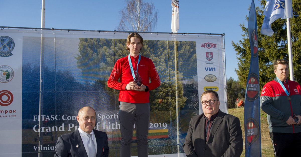 Atten år gammel nordmann tørket skuddlegendens nese i Litauen