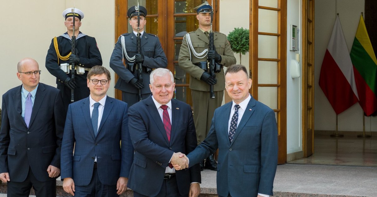 Ministrowie obrony narodowej Litwy i Polski zgodzili się na zacieśnienie współpracy