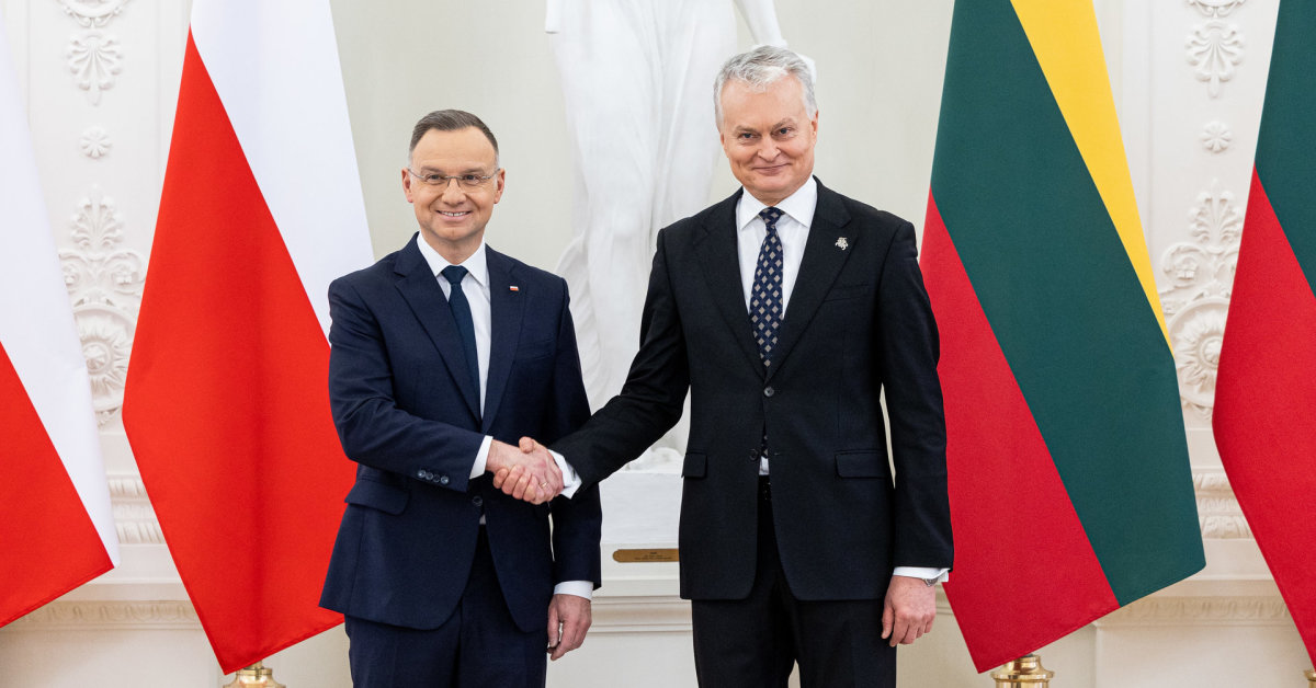 G. Nausėda: Wspólne ćwiczenia z Polską odbędą się w korytarzu Suwałk, planowany jest kwiecień