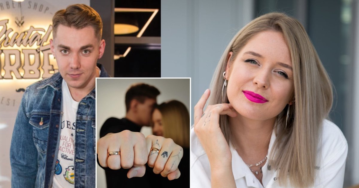 Monica Marija ir Tovidas Logis savo gerbėjams demonstruoja vestuvinius žiedus: jie yra išskirtiniai |  Vardai