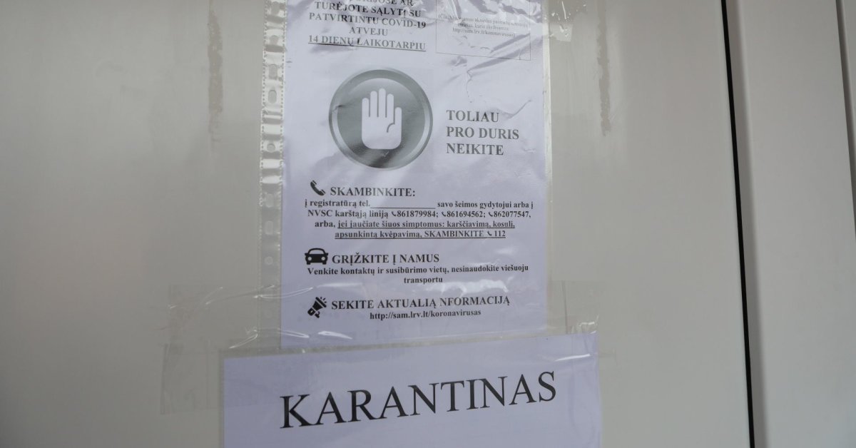 I Kaunas infetti dal coronavirus potrebbero divertirsi il giorno del loro compleanno, ma le autorità non lo hanno ancora stabilito