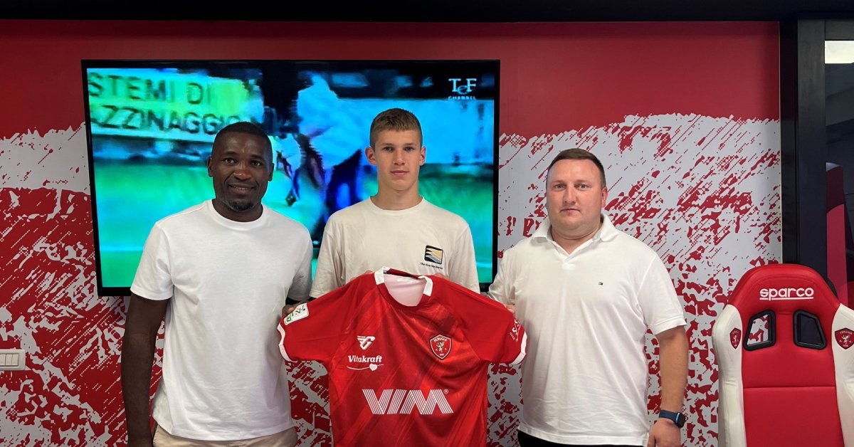 Il sedicenne lituano ha firmato un contratto con il club italiano di Serie B Sports