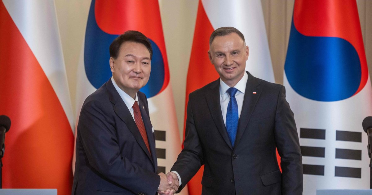 Prezydent Korei Południowej rozpoczyna dwudniową wizytę w Polsce
