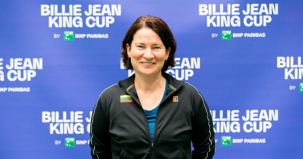 Det litauiske tennislaget for kvinner drar til Billie Jean King Cup i Finland
