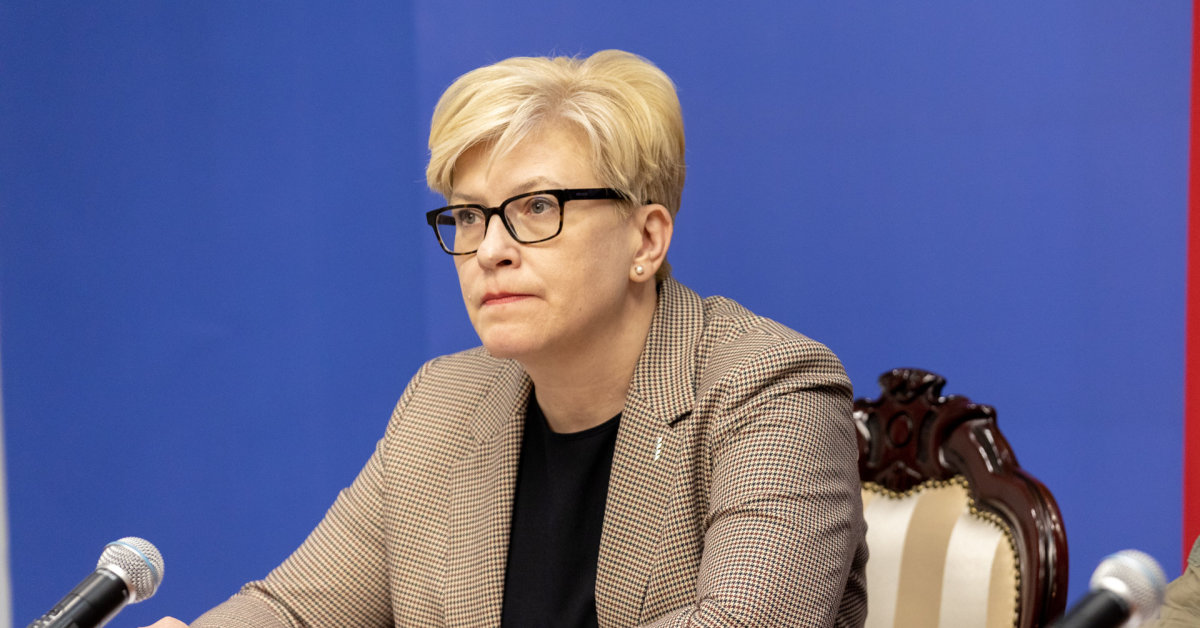 Spotkana w Polsce Ingrida Šimonytė Kyjive jest premierem Ukrainy