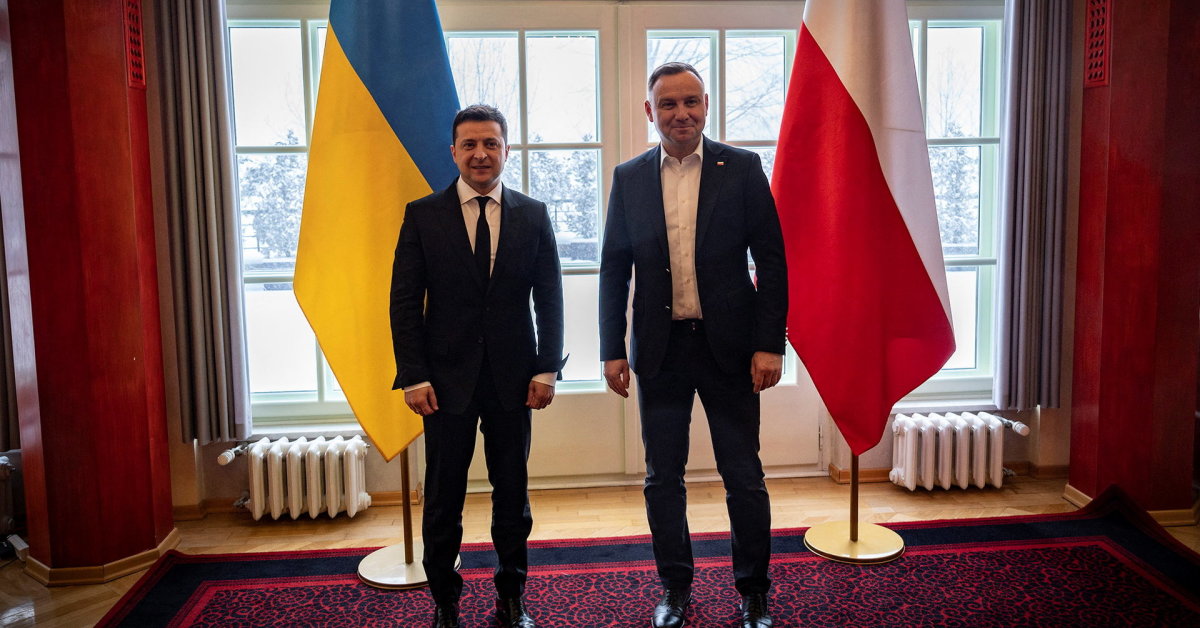 Polska wyraża poparcie dla Ukrainy podczas wizyty Zełenskiego