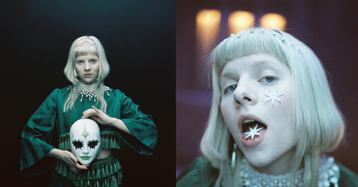 Aurora, norsk musikkfe og inspirasjon til Billie Eilish, ankommer Litauiske navn