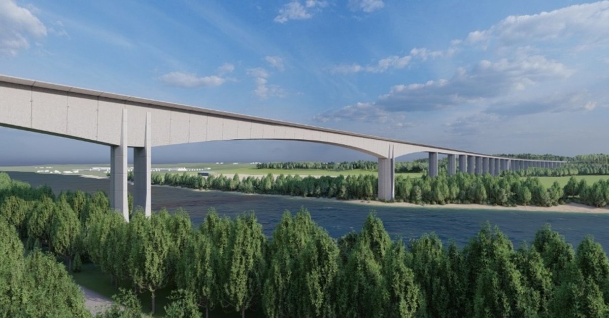 Una società italiana realizzerà su Neris il ponte ferroviario più lungo degli Stati baltici