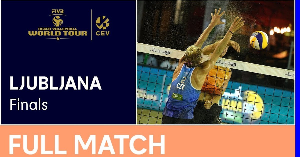 Finals Beach Volleyball World Tour 1Star Ljubljana Video 15min.lt