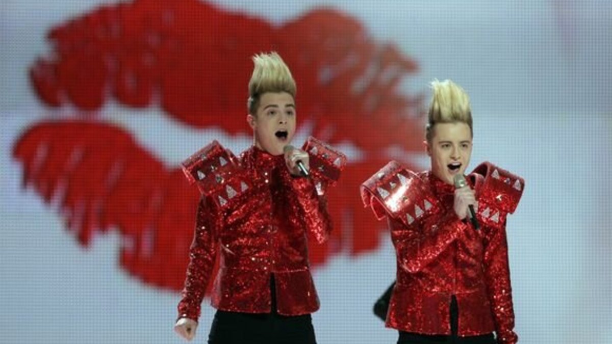 Airijos atstovai Jedward