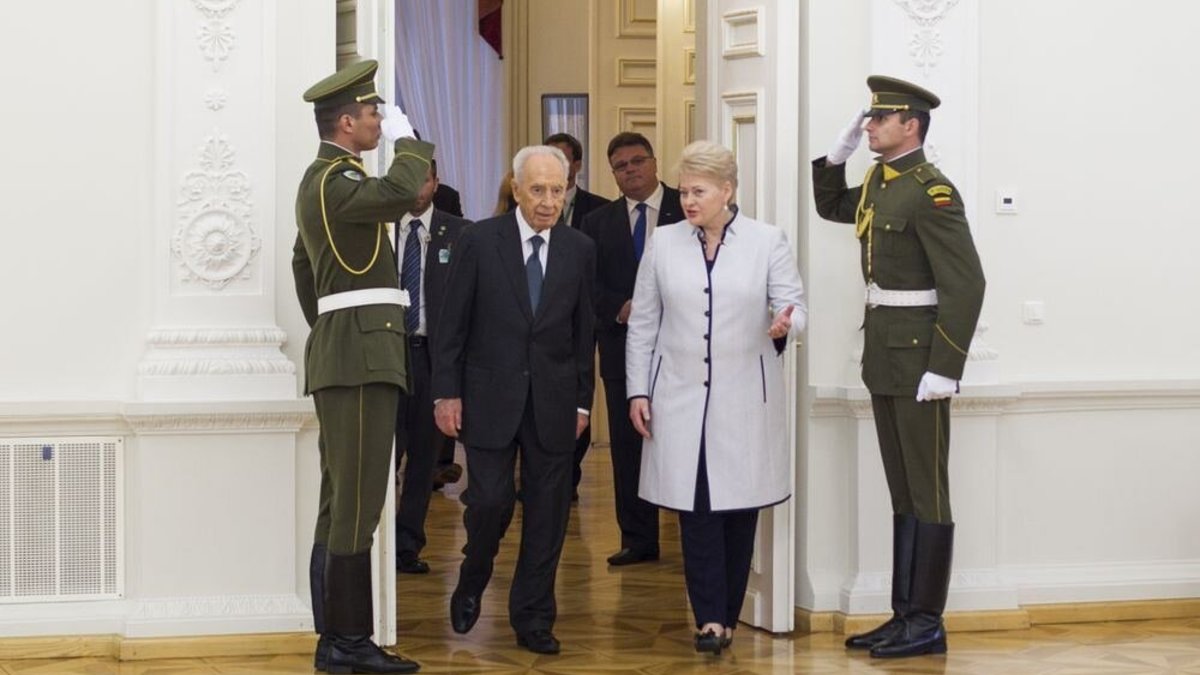 Shimonas Peresas ir Dalia Grybauskaitė