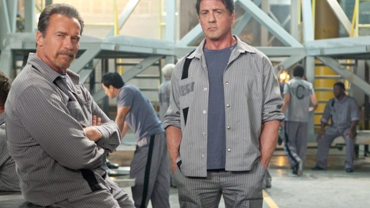 Sylvesteris Stallone ir Arnoldas Schwarzeneggeris filme „Pabėgimo planas“ 