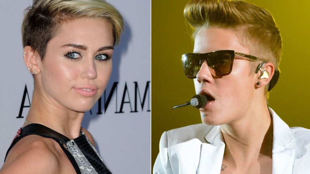 Miley Cyrus ir Justinas Bieberis