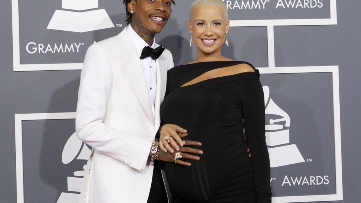 Amber Rose ir Wiz Khalifa „Grammy“ apdovanojimuose