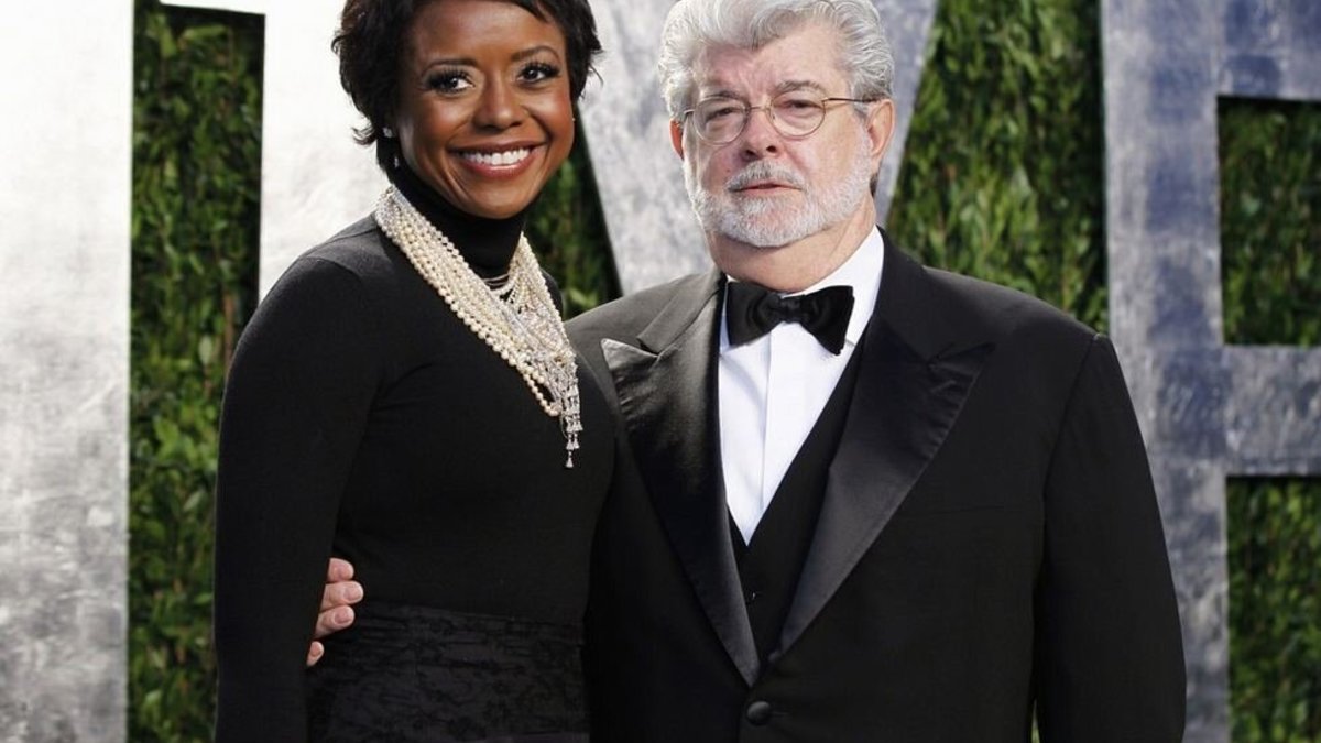 George'as Lucasas ir Mellody Hobson