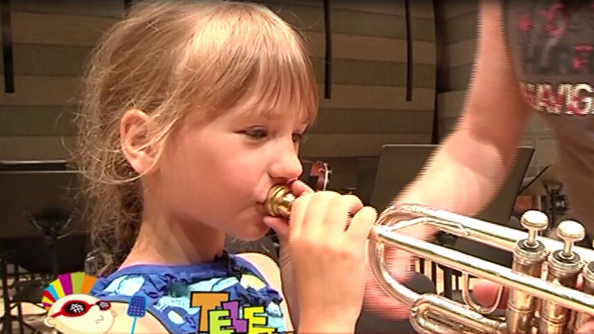 Muzikos instrumentai vaikų akimis: nuostabusis trimitas