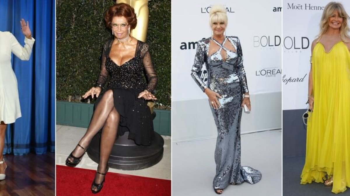 Kris Jenner, Sophia Loren, Ivana Trump ir Goldie Hawn