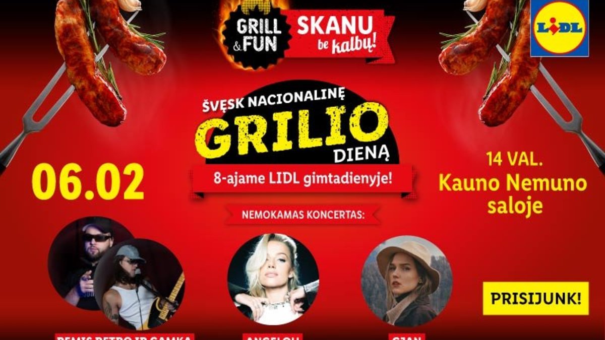 Lidl_grill_gimtadienis_800x500 / Milda Bagumirskienė nuotr.