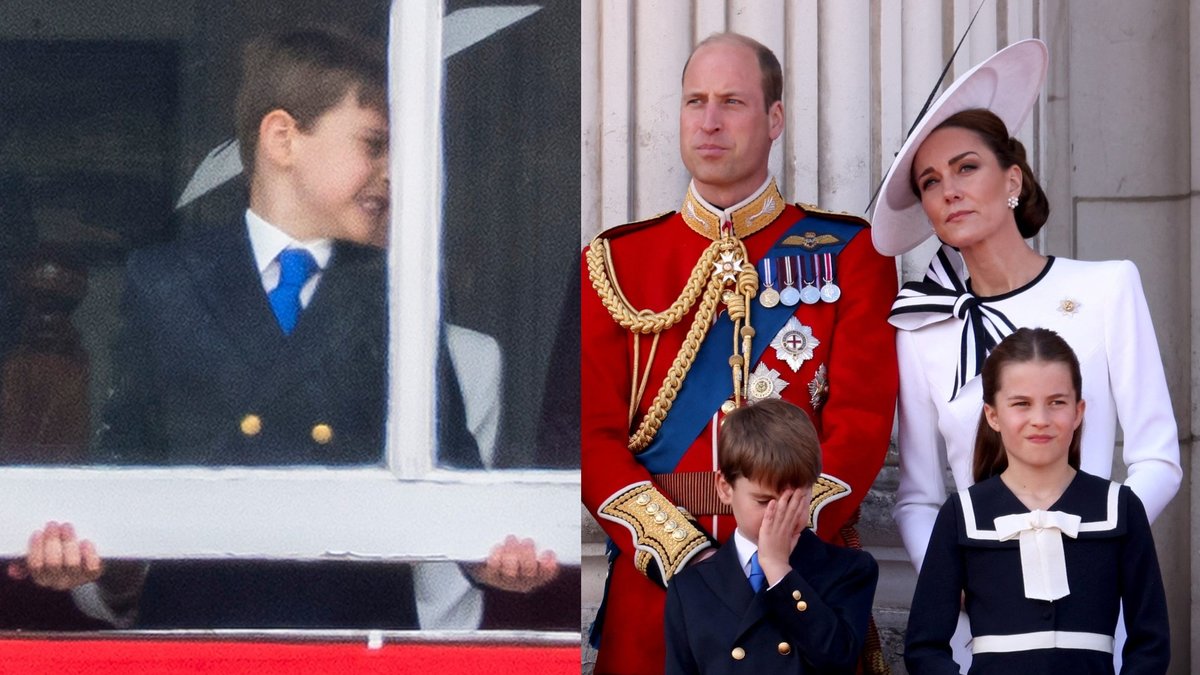 Velso princesė Catherine, princas Williamas, princas Louis, princesė Charlotte / Scanpix nuotr. ir stop kadras