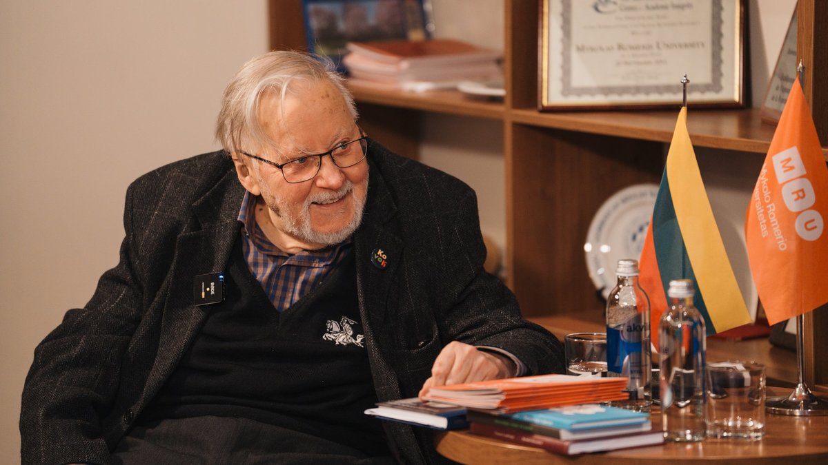 Prof. Vytautas Landsbergis / MRU nuotr.