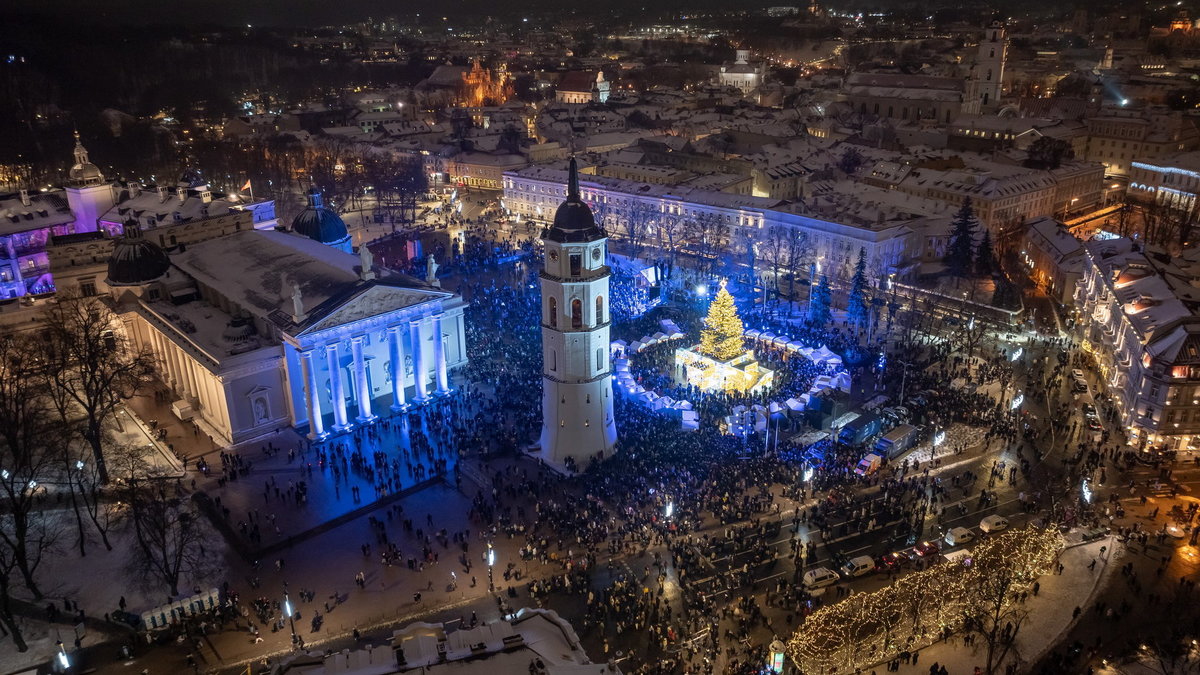 Kalėdinis Vilnius / Sauliaus Žiūros nuotr.