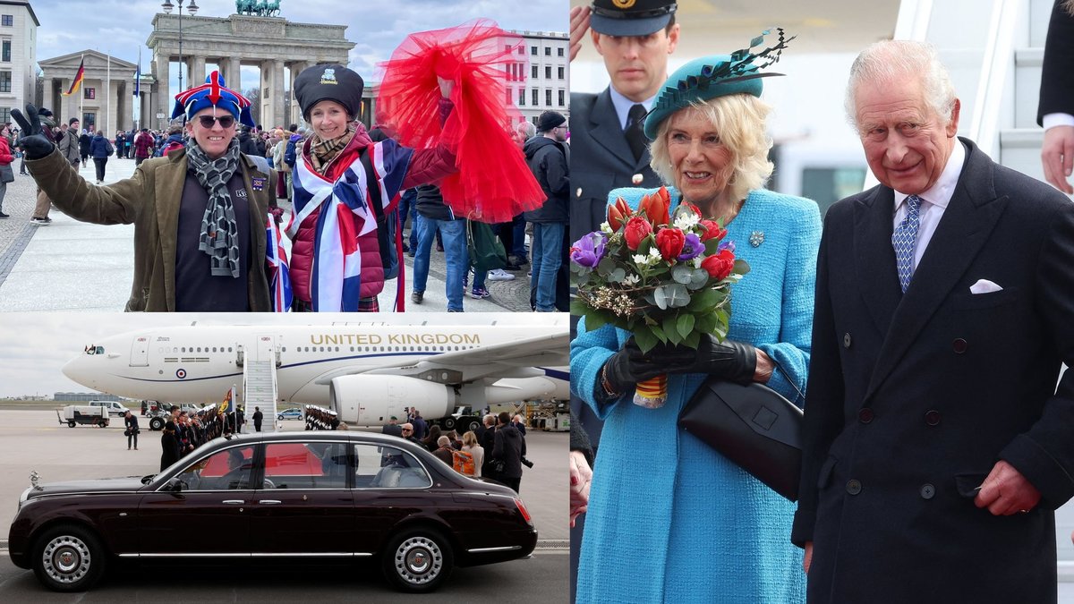Karalius Charlesas III ir karalienė konsortė Camilla atvyko į Berlyną / „Scanpix“ nuotr.