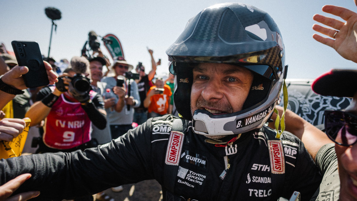 Benediktas Vanagas Dakaro ralio finiše / Andriaus Lauciaus nuotr.