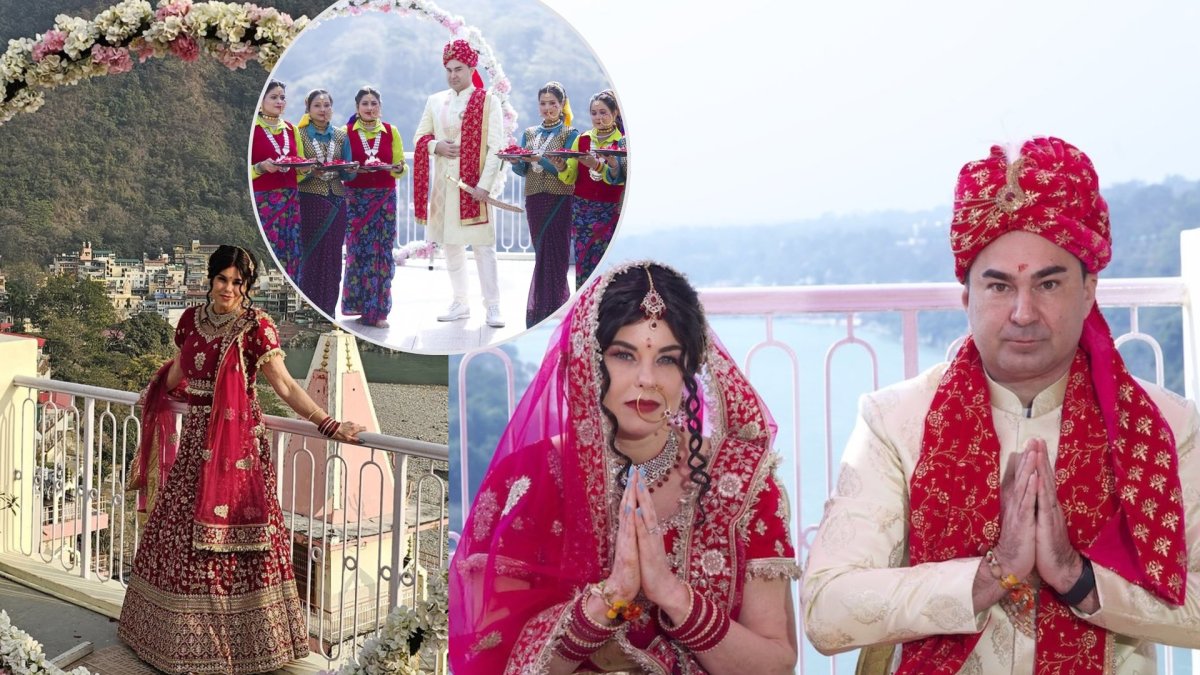 Radvilo Bubelio ir jo žmonos Eglės vestuvės Indijoje / Asmeninio albumo nuotr.