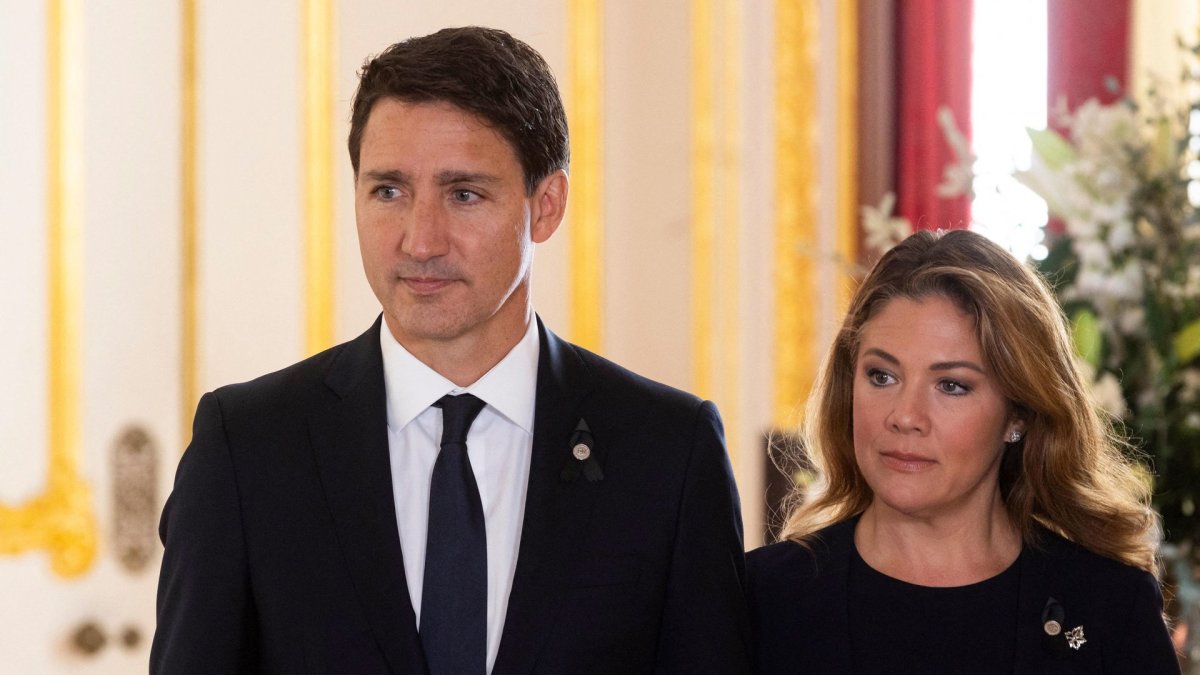 Justinas Trudeau su žmona Sophie / „Scanpix“ nuotr.