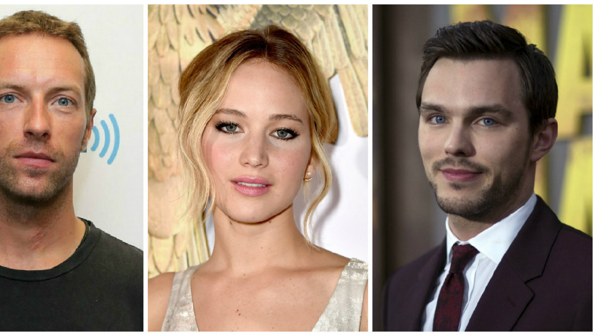 Chrisas Martinas, Jennifer Lawrence ir Nicholas Houltas