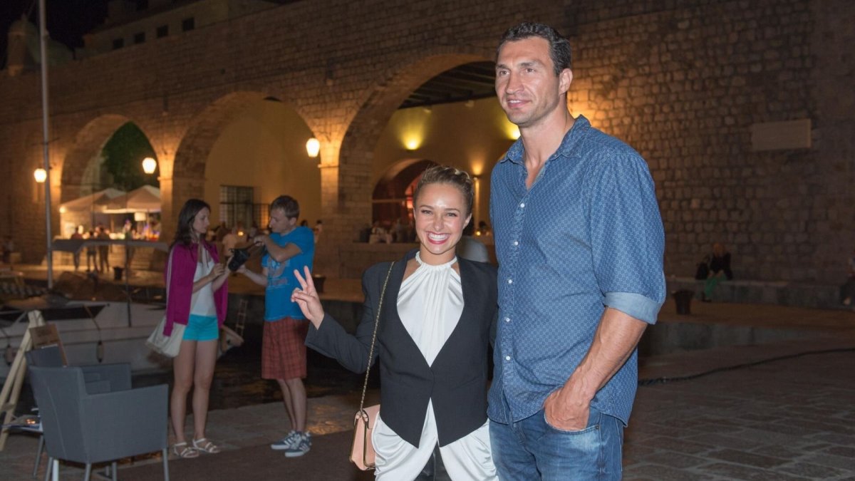 Vladimiras Klyčko ir Hayden Panettiere