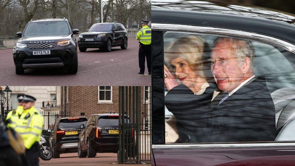 Charlesas III ir princas Harry ir pasirodė viešumoje po žinios apie karaliaus ligą / AFP/„Scanpix“ nuotr.