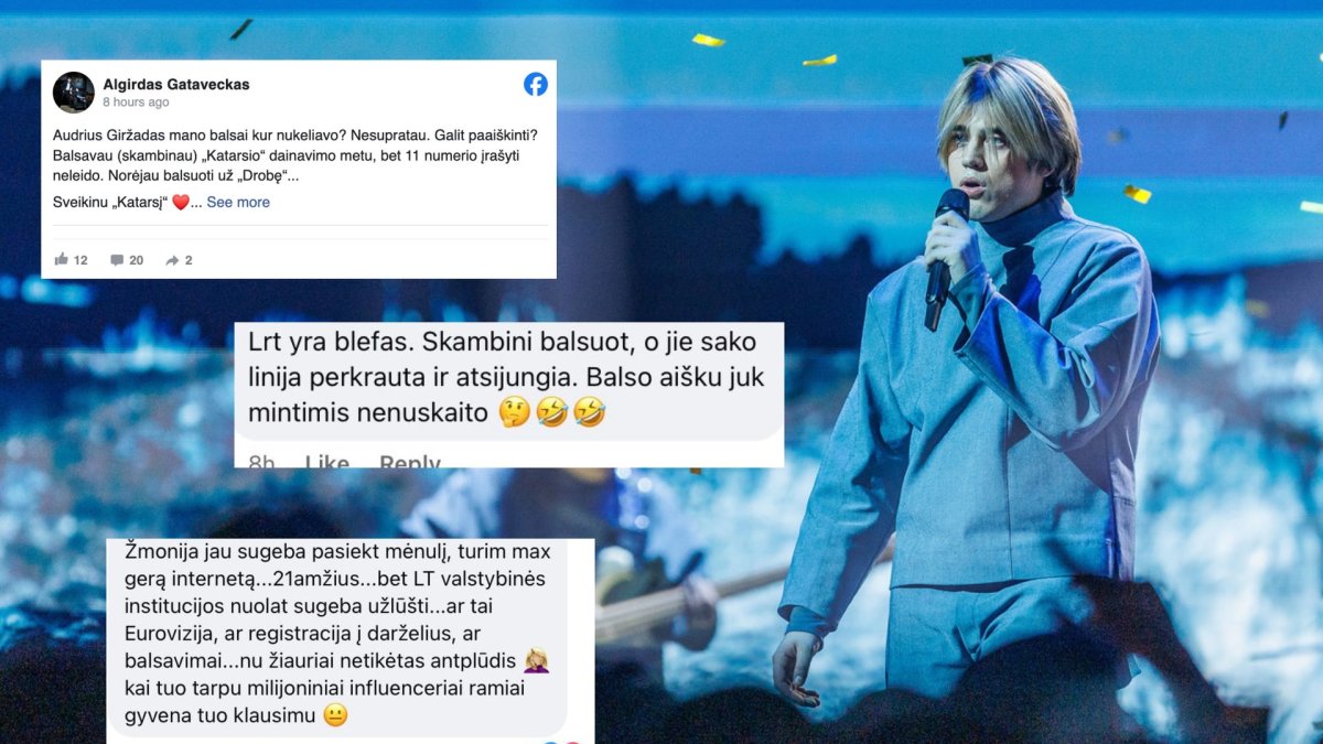 Grupė „Katarsis“, komentarai / Eriko Ovčarenko ir ekrano nuotr.