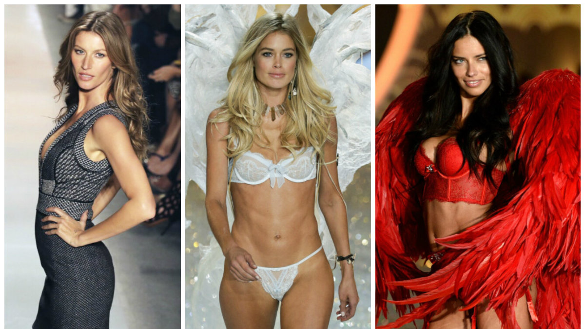 Gisele Bundchen, Doutzen Kroes ir Adriana Lima