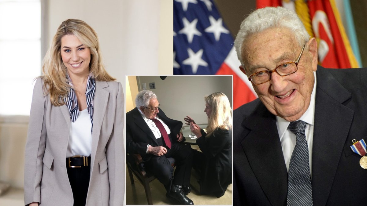 Giedrė Žickytė ir Henry Kissingeris / BNS, Scanpix ir asmeninio albumo nuotr.