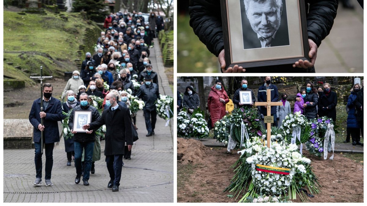 Kompozitoriaus Fausto Latėno laidotuvės / Pauliaus Peleckio nuotr.