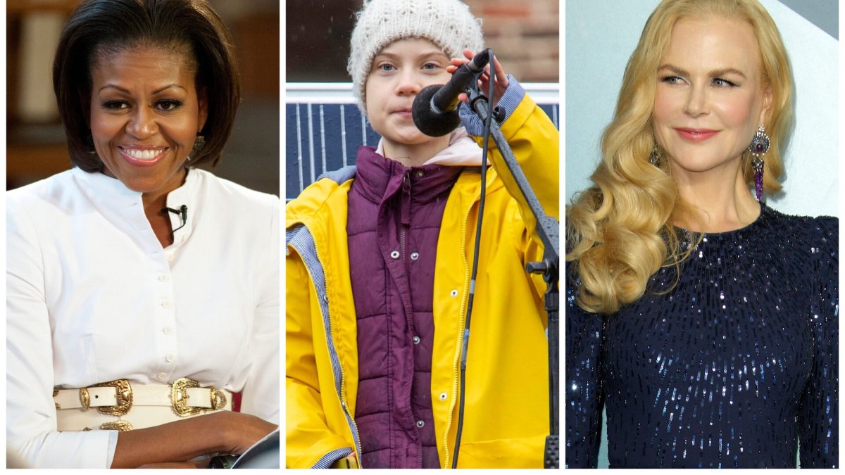 Michelle Obama, Greta Thunberg, Nicole Kidman/Vida Press nuotr.