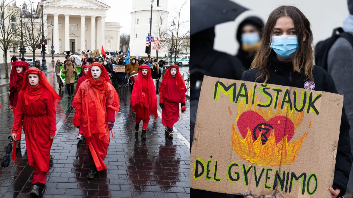 Eisena už klimato teisingumą „COP26 – Mes jus stebime“ / Gretos Skaraitienės nuotr.