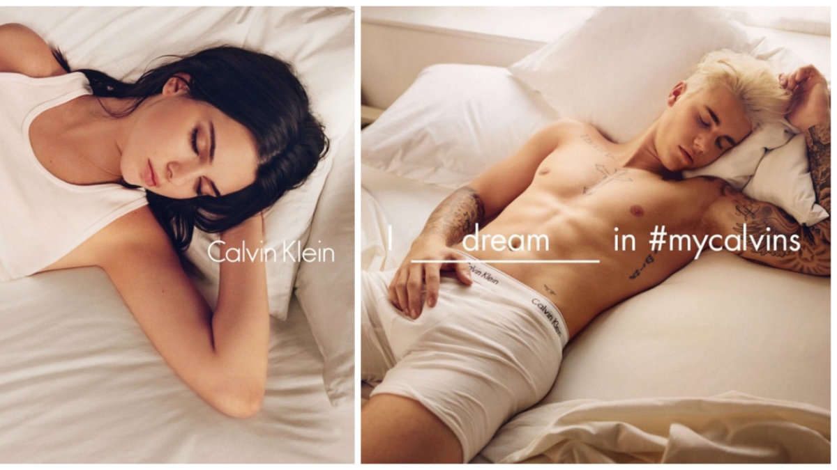 Kendall Jenner ir Justinas Bieberis „Calvin Klein“ reklamoje