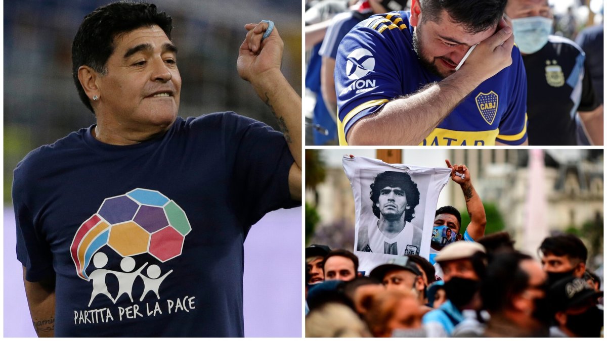 Argentina jausmingai atsisveikina su Diego Maradona