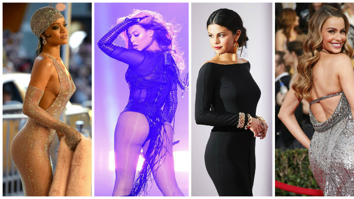 Rihanna, Beyonce, Selena Gomez ir Sofia Vergara